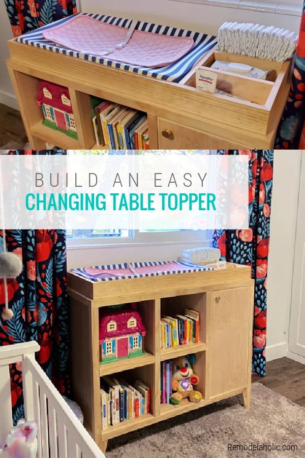 straightforward Handmade Changing Table Topper Organizer For Diapers And Wipes, Bekob