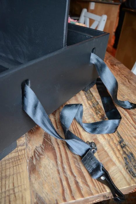 handmade car organizer safety strap