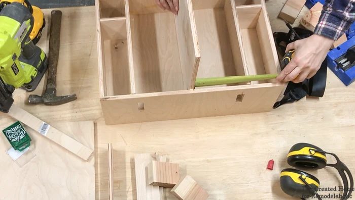 handmade car organizer assembly
