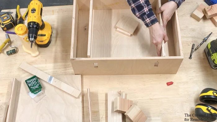 handmade car organizer assembly