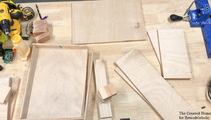 handmade car organizer pieces