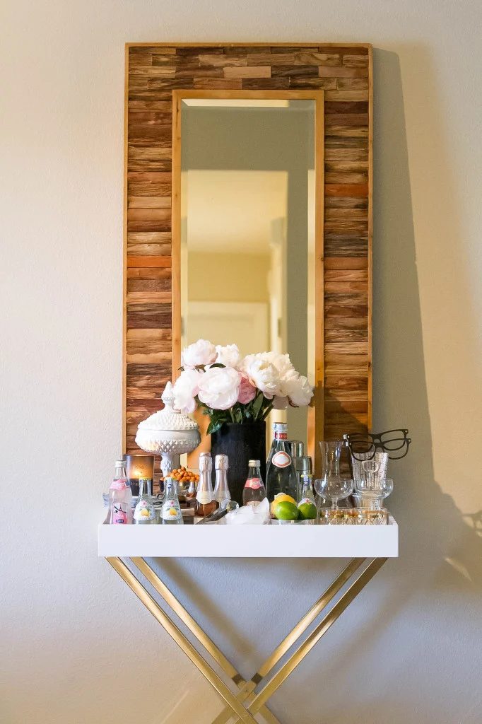 folding table bar