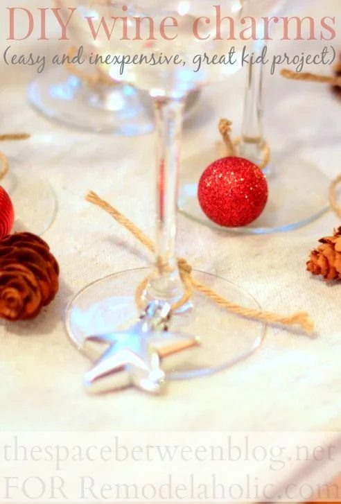 straightforward handmade wine charms