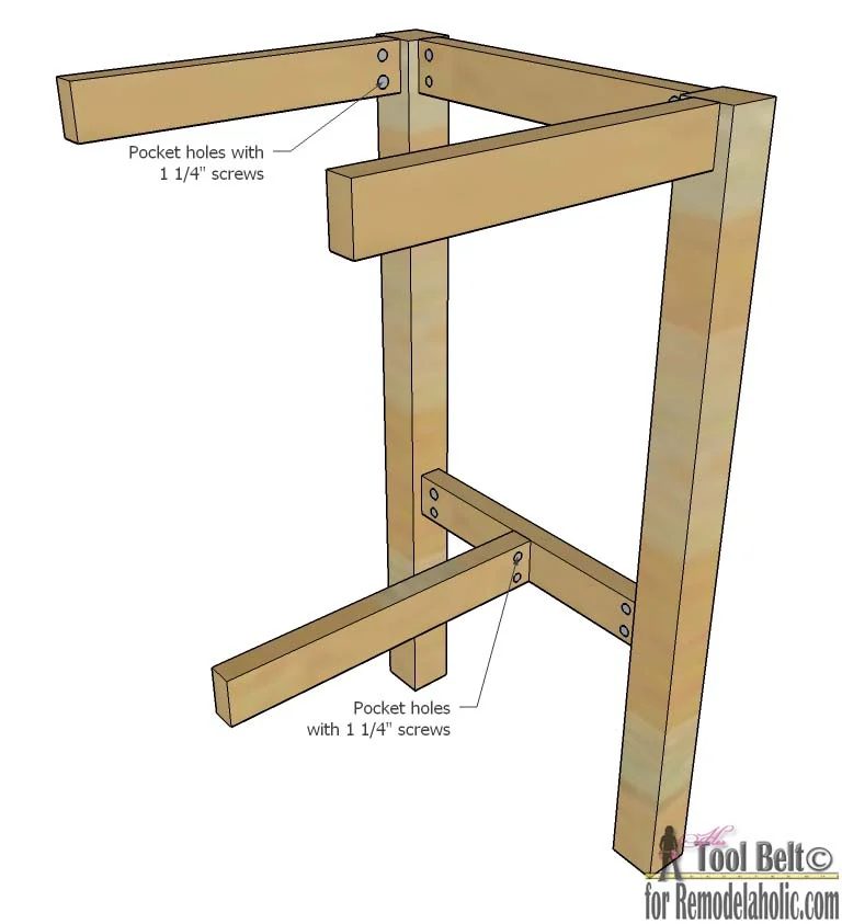 Easily build your own Handmade bar stools with these free plans on Bekob.com