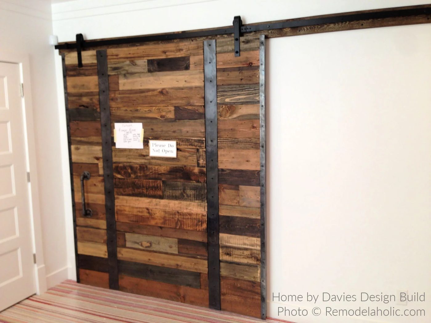 Diy Barn Door Design options Extra Wide Wood And Metal Barn Door On Wood Header Track UV15 H27 Bekob