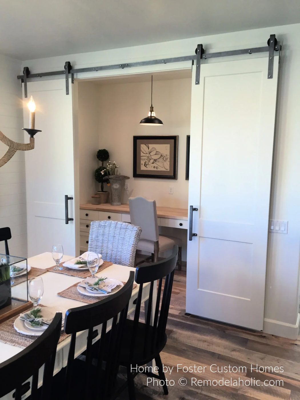 Diy Barn Door Design options Double Barn Door For Closet Office Nook In Dining Room UV16 H23 Bekob
