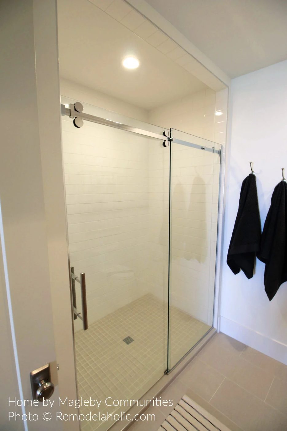 Diy Barn Door Design options Shower Barn Door With Rail And Rollers SL18 H13 Bekob