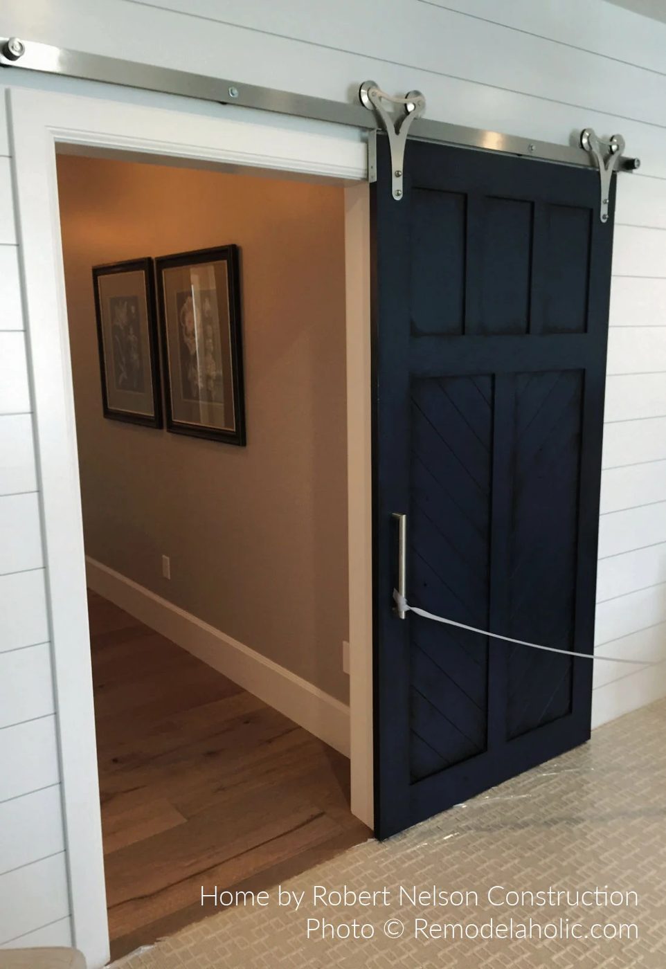 Diy Barn Door Design options Black 5 Panel Barn Door With Herringbone Pattern And Modern Stainless Steel Hardware UV16 H04 Bekob