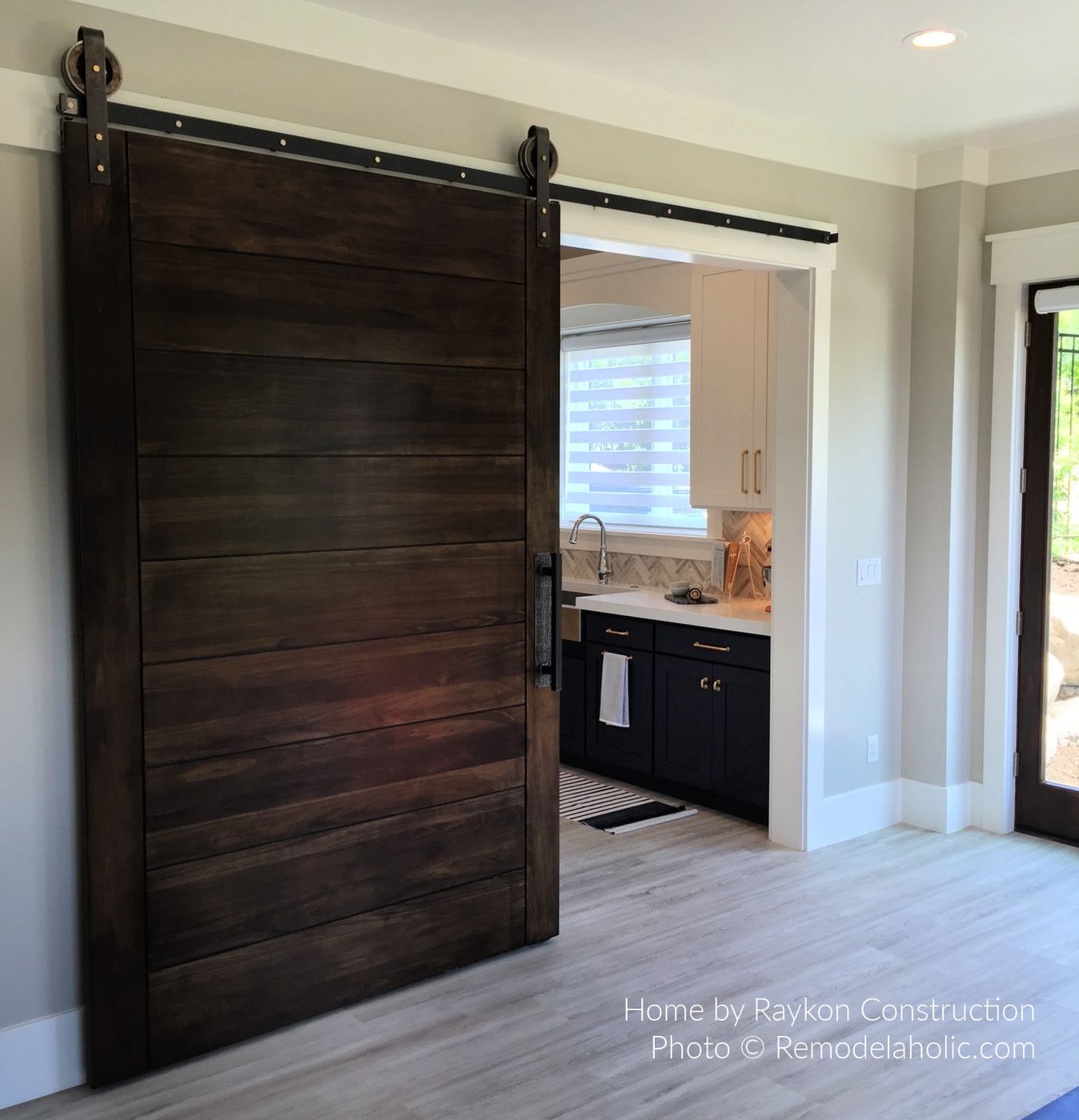 Diy Barn Door Design options Extra Wide Wood Plank Barn Door For Kitchen UV16 H40 Bekob