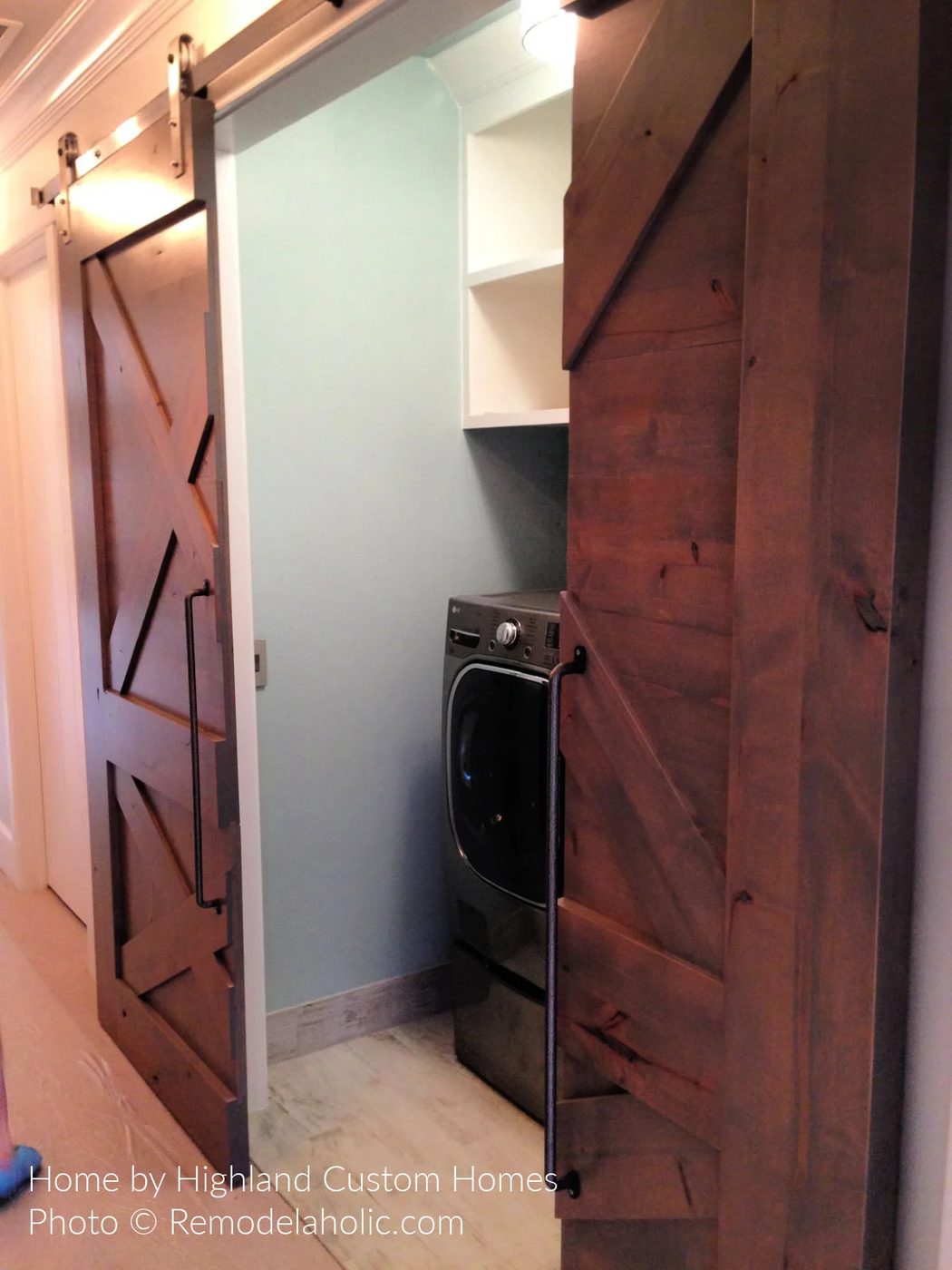 Diy Barn Door Design options Split X Barn Doors Uneven For Laundry Room UV15 H24 Bekob