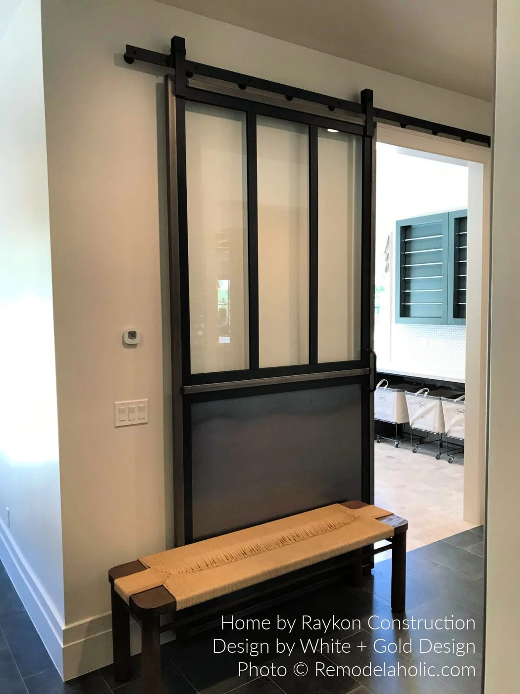 Diy Barn Door Design options Laundry Room Metal And Wood Barn Door With Glass Panels With Entry Bench UV18 H31 Bekob