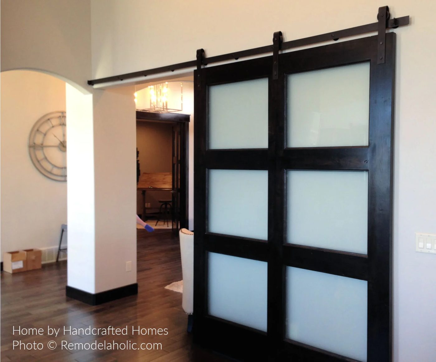 Diy Barn Door Design options Extra Wide Barn Door With 6 Panel Glass For Dining Room Family Room UV15 H20 Bekob