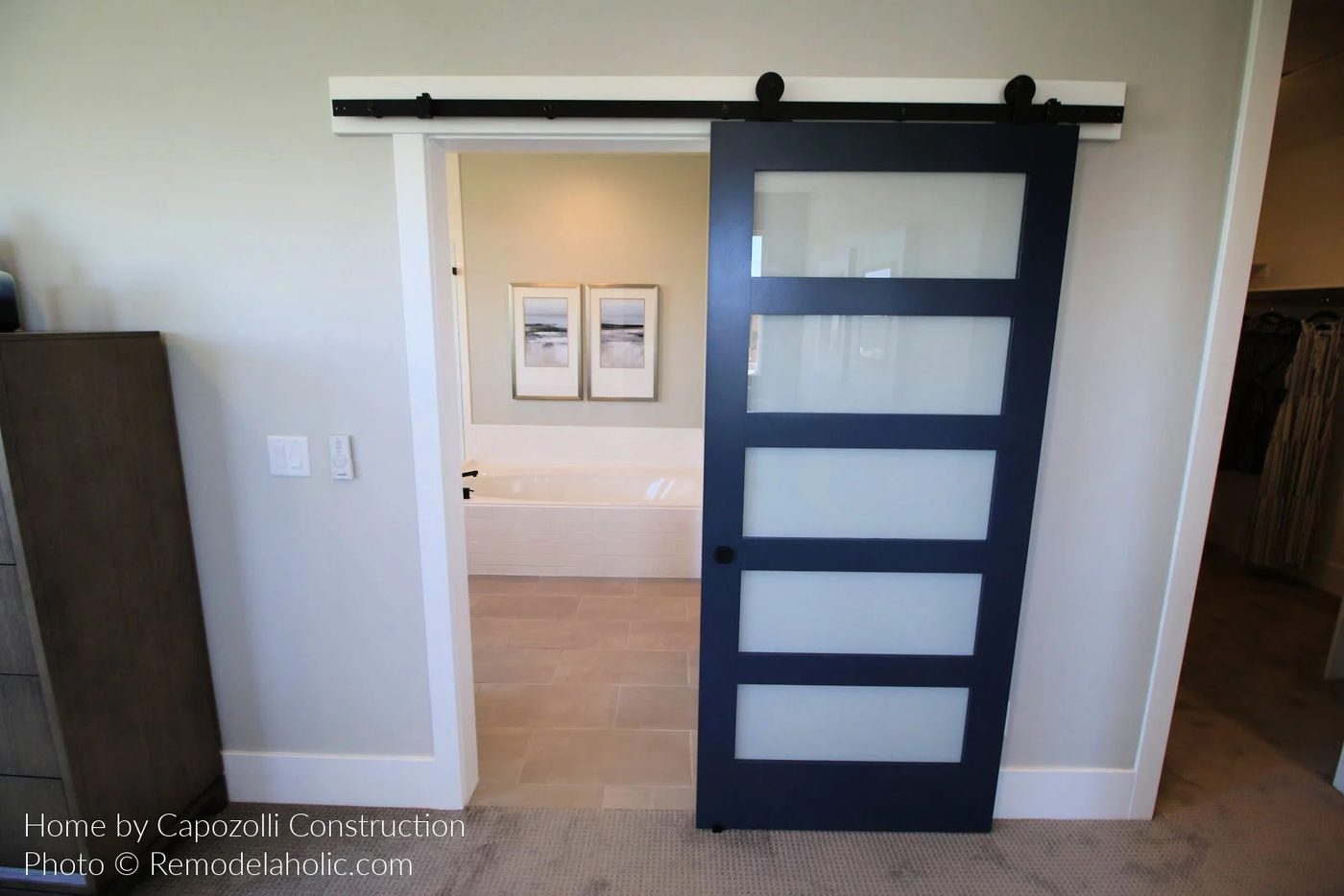 Diy Barn Door Design options 5 Panel Glass Barn Door For Bathroom UVPH19 H02 Bekob