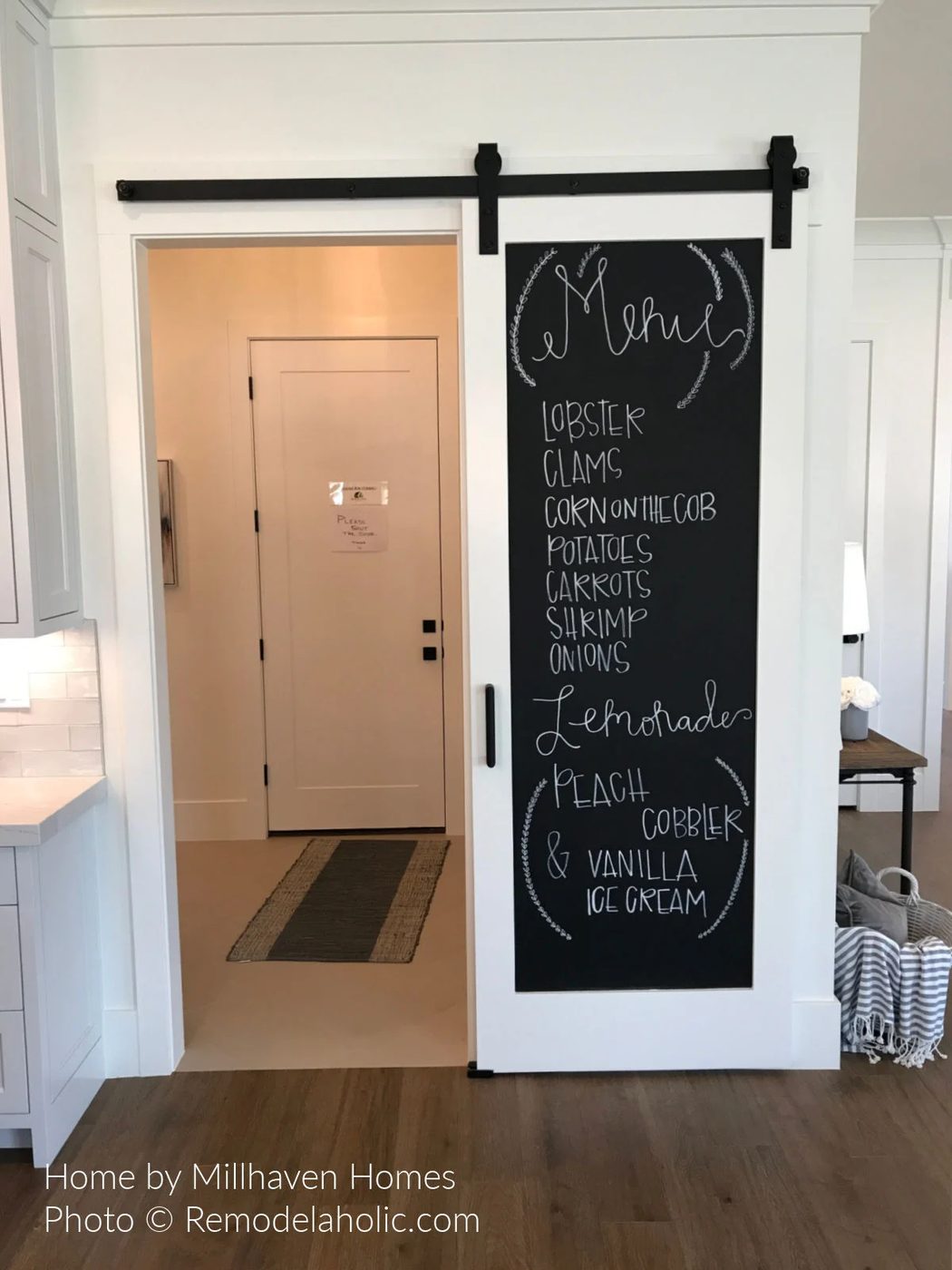 Diy Barn Door Design options Chalkboard Barn Door For Mudroom Pantry Kitchen UV17 H09 Bekob