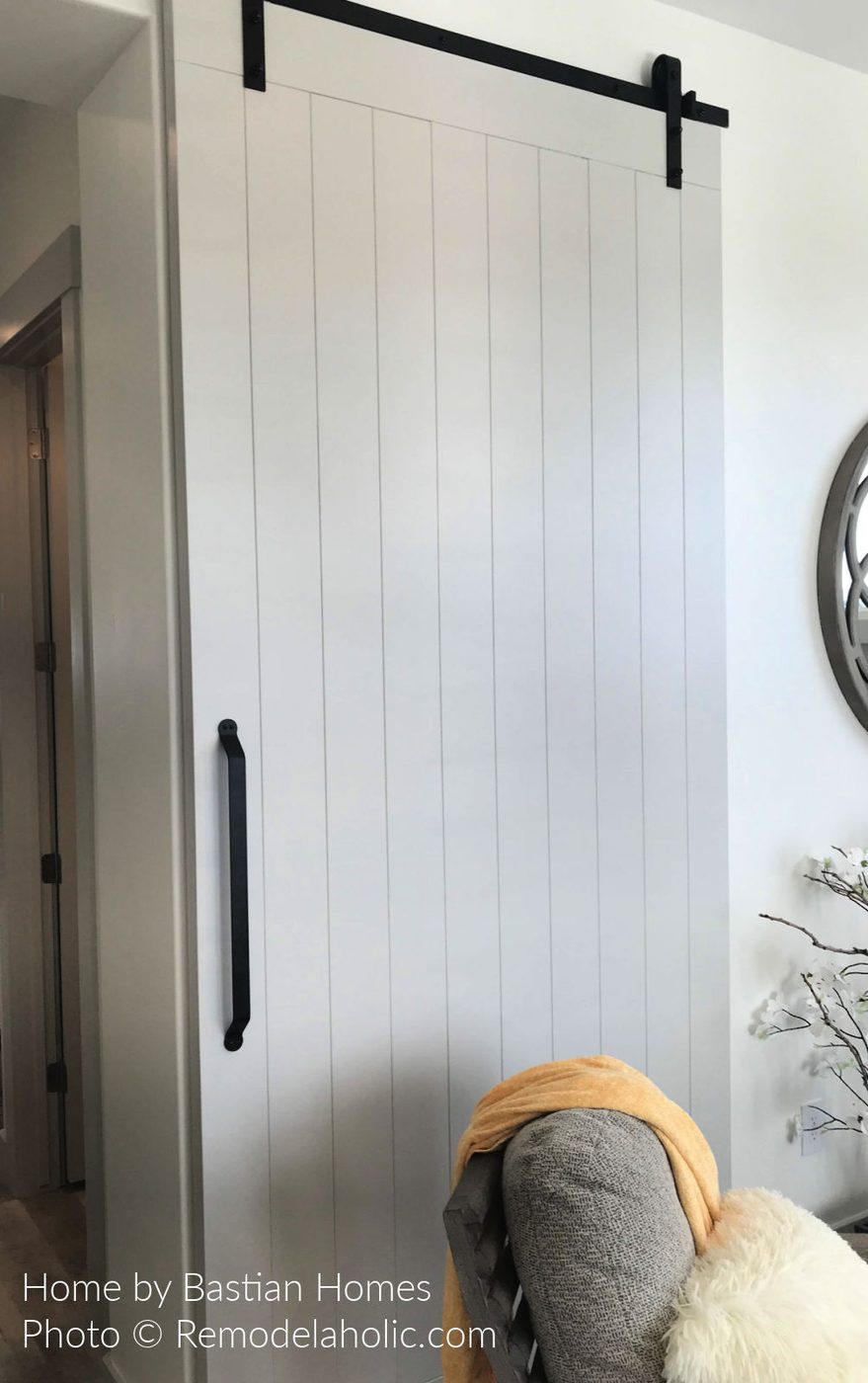 Diy Barn Door Design options direct Vertical Shiplap Plank Barn Door UV18 H01 Bekob