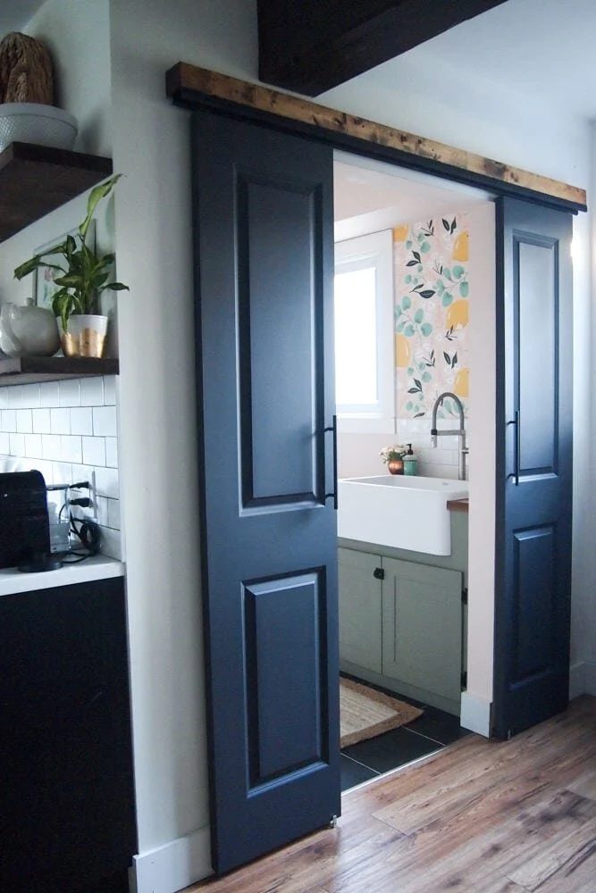 Handmade low-cost Sliding Doors 2