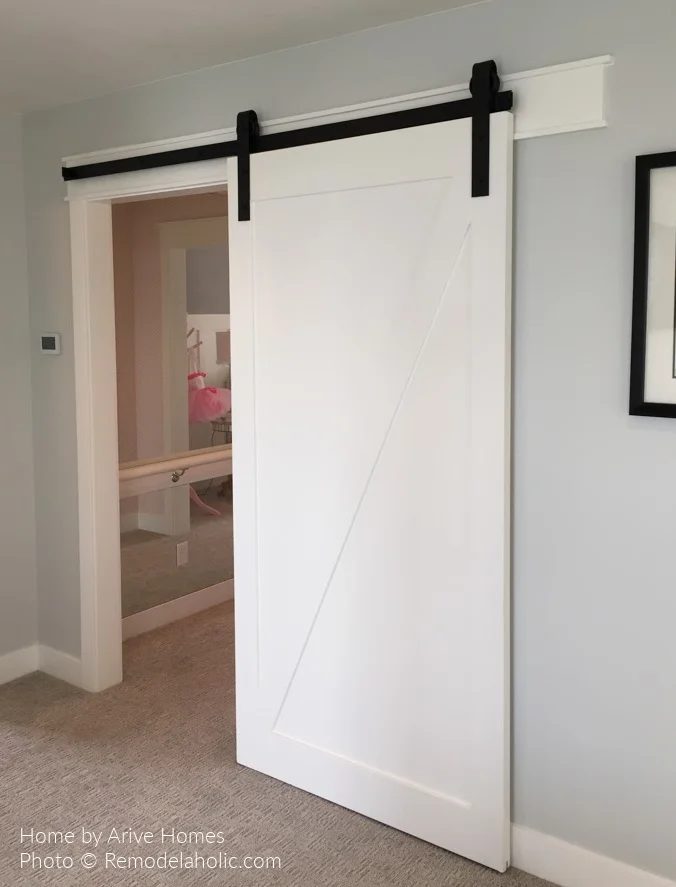 Diy Barn Door Design options Basic Z Barn Door White For Playroom UV16 H02 Bekob