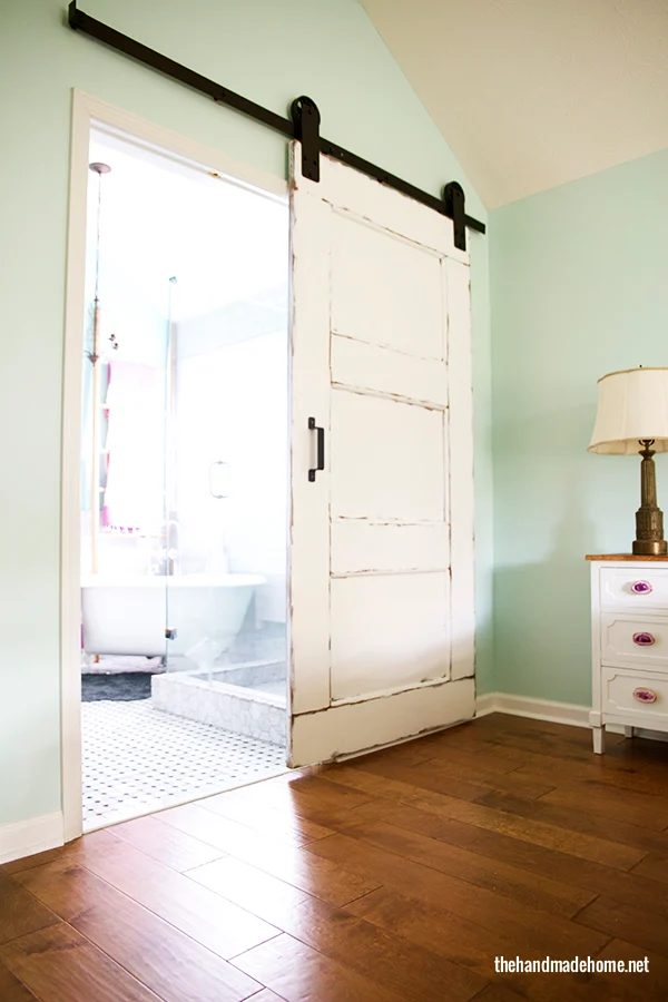 3 panel Handmade barn door - The Handmade Home