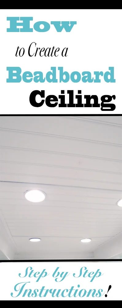 How To Install A Basement Beadboard Ceiling To Replace A Drop Ceiling | walkthrough from Provident Home Design on Bekob.com