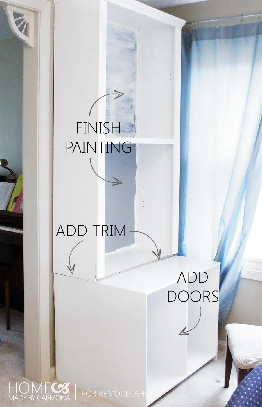 Bookcase Hutch progress - HMBC for Bekob