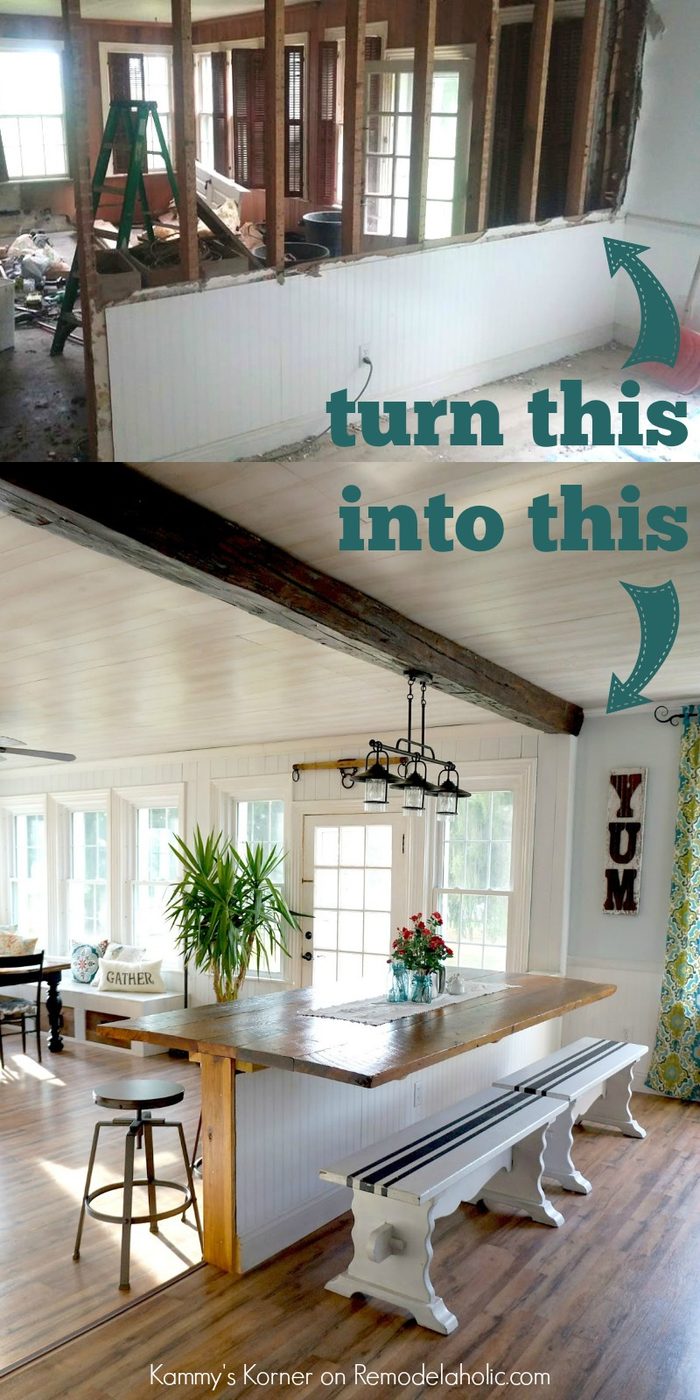 memorable half wall breakfast bar table @Bekob