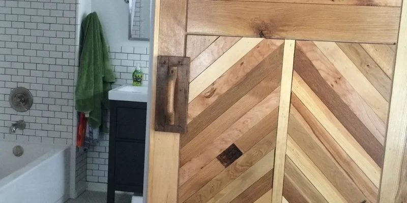 Build a Wood Chevron Barn Door