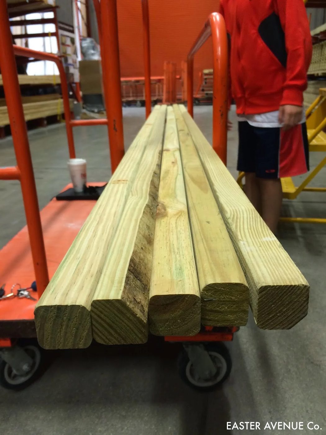 supplies for building a chevron garden lattice 7 - Easter Avenue Co on @Bekob