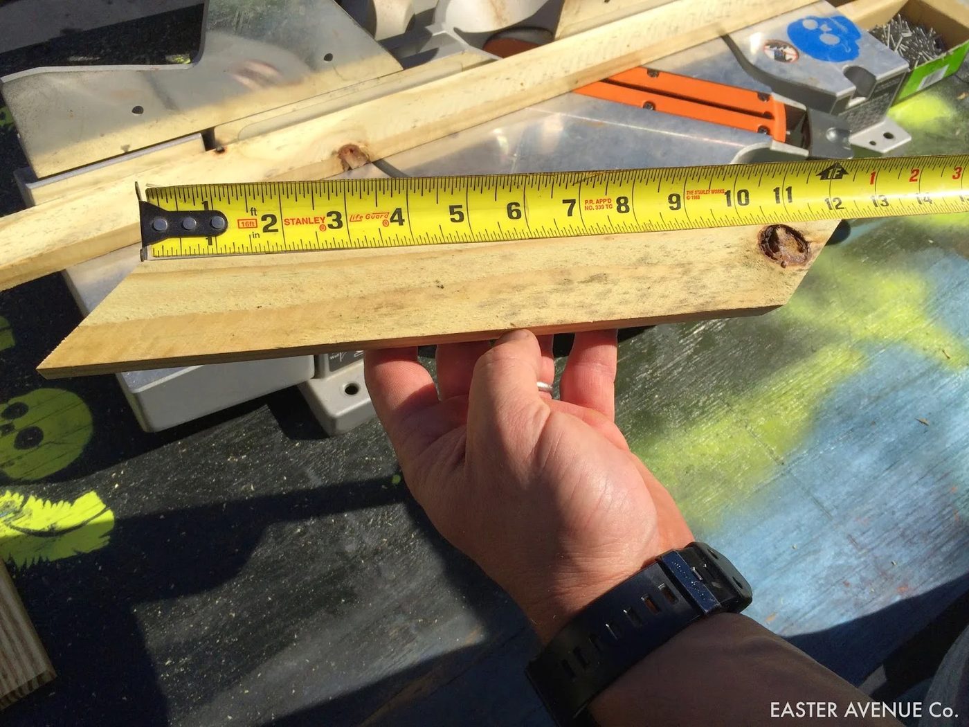 how to build a chevron lattice for garden plants, step 9 - Easter Avenue Co on @Bekob
