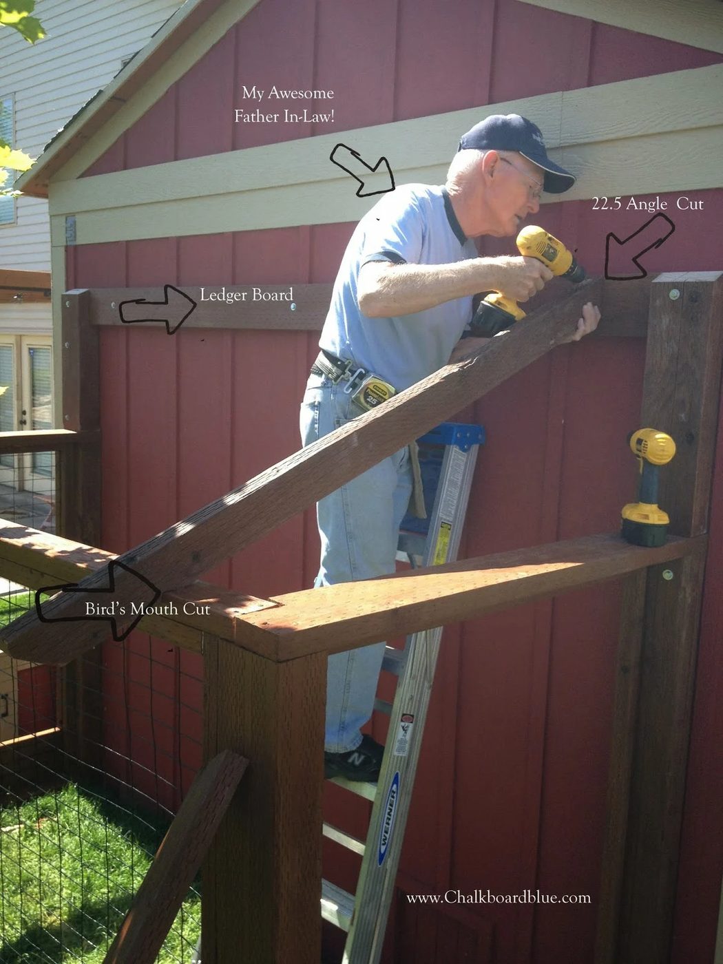 Building a Chicken Run and Storage Shed by Chalkboardblue featured on Bekob
