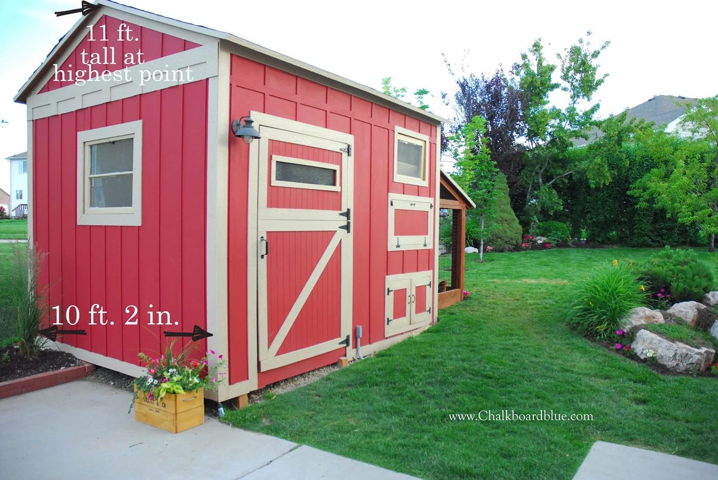 Handmade Storage Shed and Chicken Coop by Chalkboardblue featured on Bekob