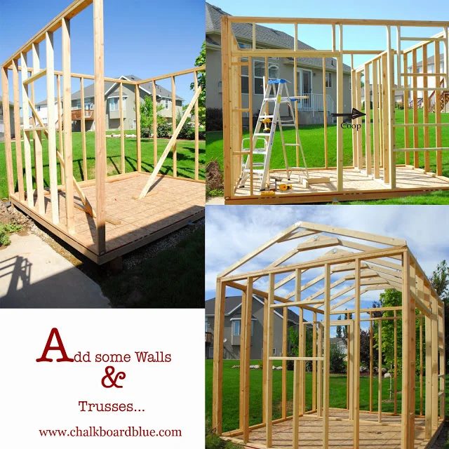 Chicken Coop with Attached Storage Shed walkthrough by Chalkboardblue featured on Bekob