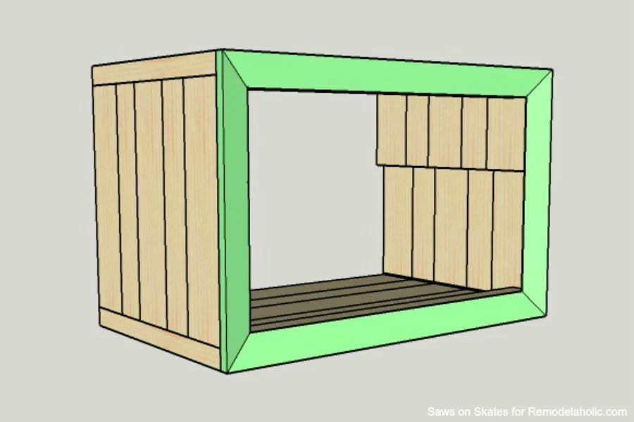 Chunky Nightstand Saws On Skates Face Frame