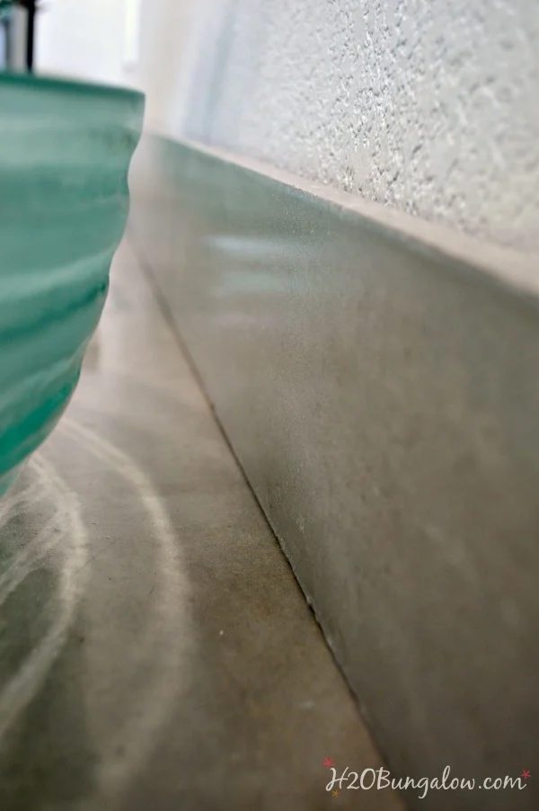 Wendy H2O Bungalow handmade concrete bathroom vanity countertop review