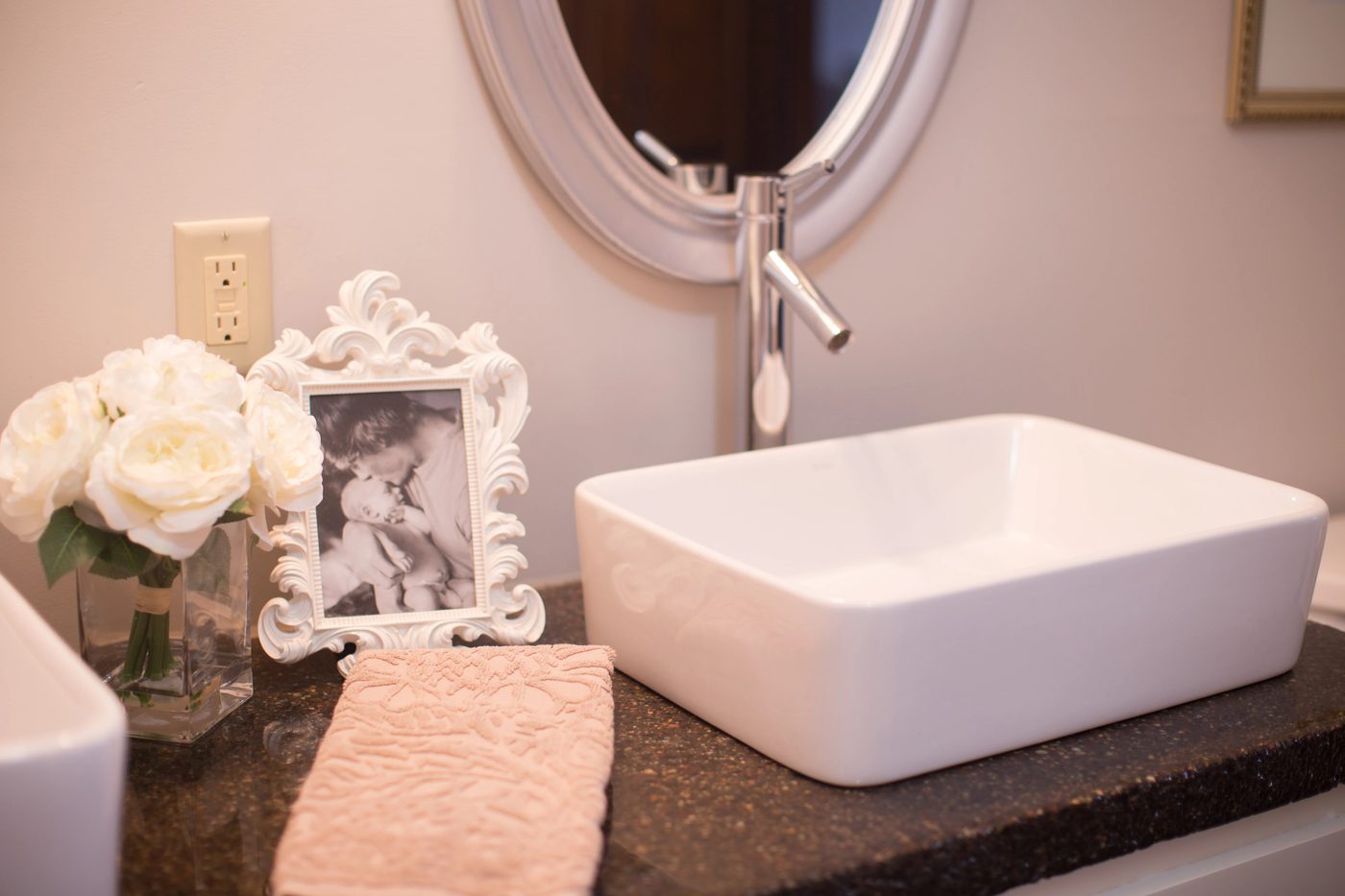 master bathroom renovation with Handmade concrete countertops Construction2Style on @Bekob (14)