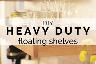 handmade heavy duty floating shelves