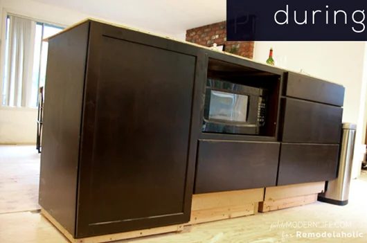 Karisa's Handmade Concrete Kitchen Island
