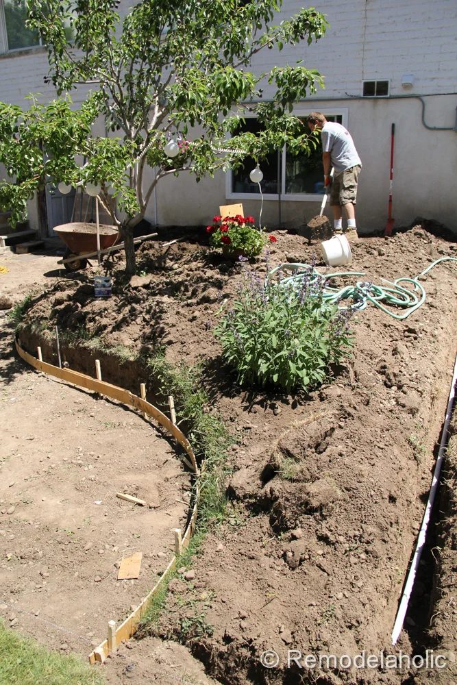 Handmade concrete patio-33