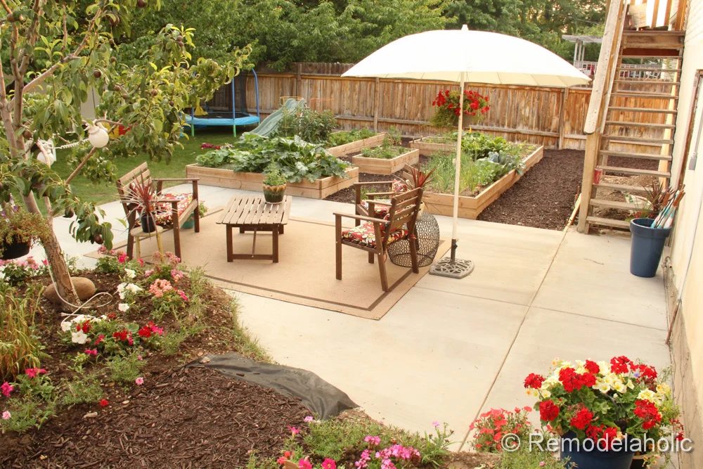 Handmade concrete patio part two-46-2