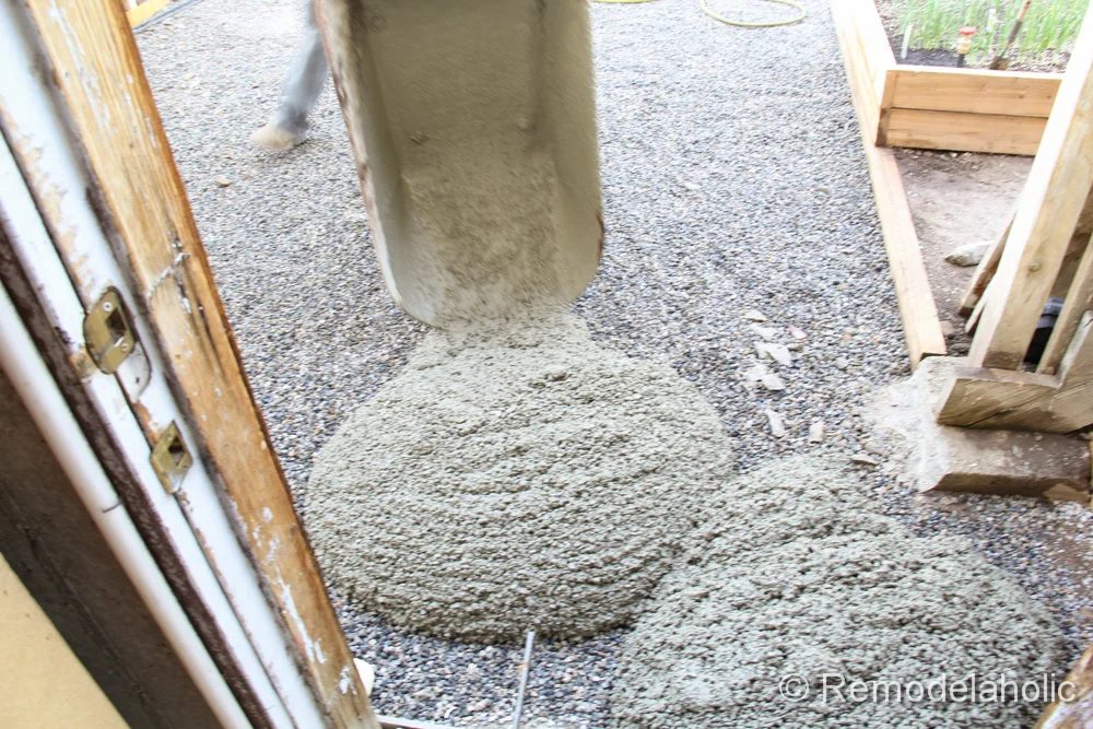 Handmade concrete patio part two-5-2