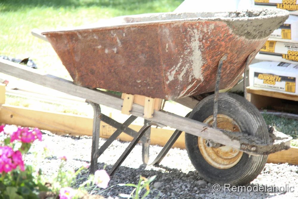 Handmade concrete patio part two-3-2