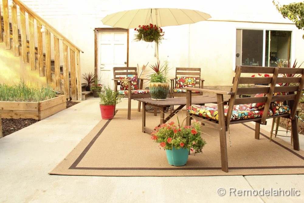 Handmade concrete patio part two-41-2