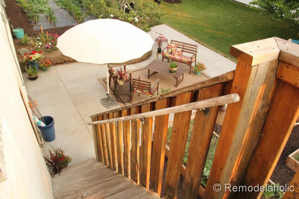 Handmade concrete patio part two-47-2