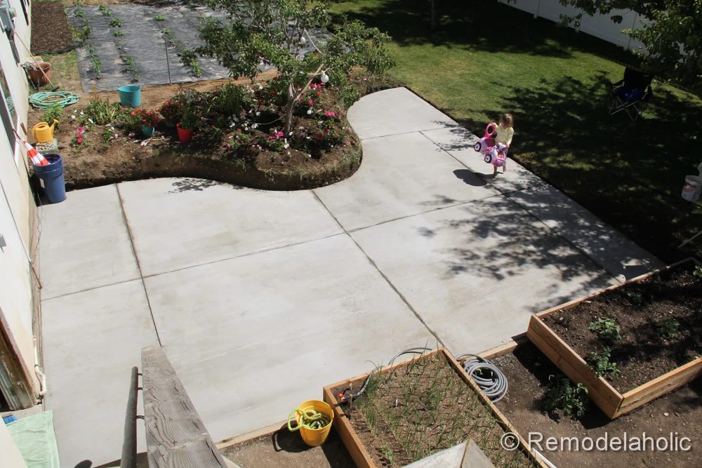 Handmade concrete patio part two-19-2