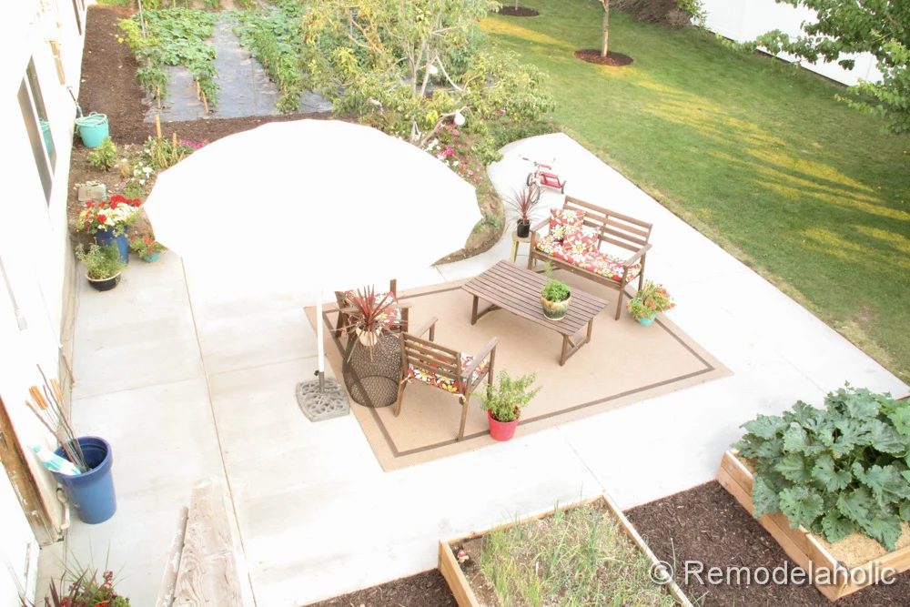 Handmade concrete patio part two-33-2