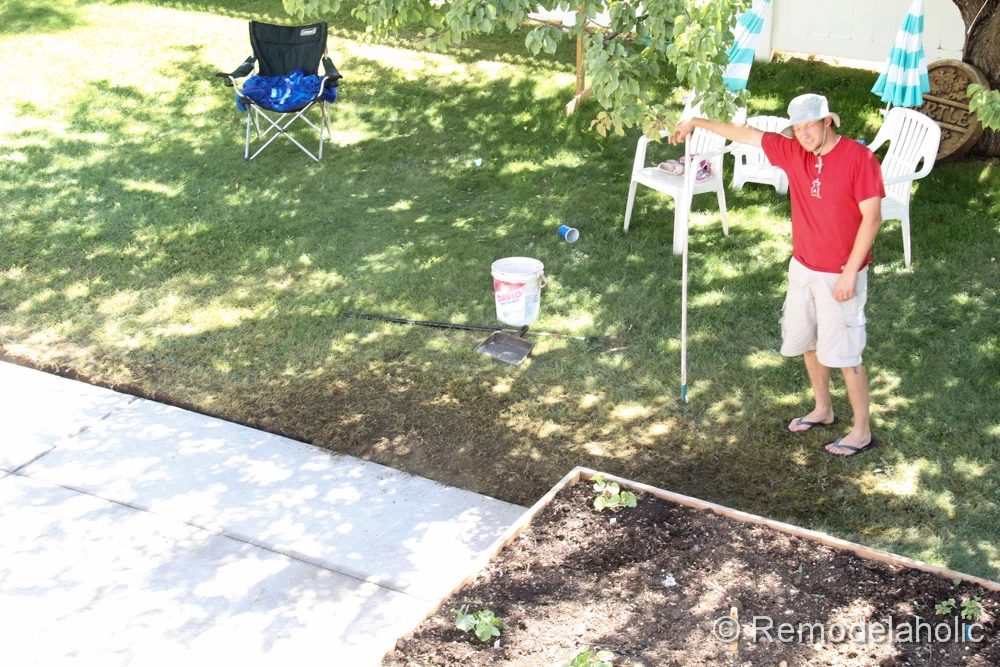Handmade concrete patio part two-29-2