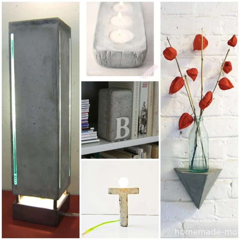 concrete craft project options from Bekob