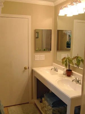 vanity long built