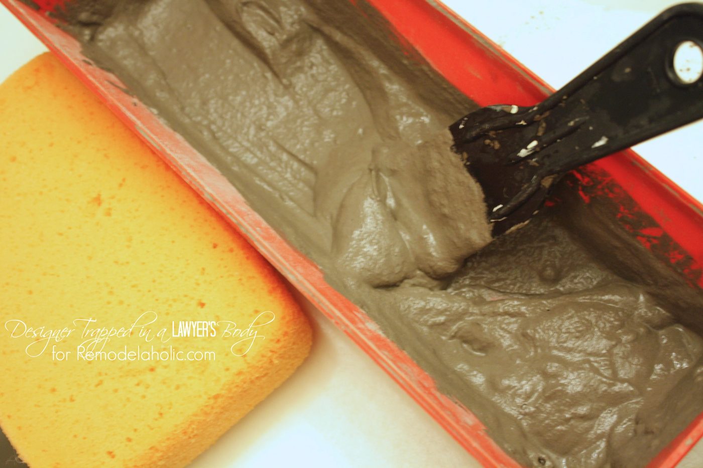 MUST PIN! Learn how to transform a cultured marble counter top and sink with concrete on Bekob.com!