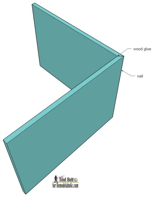 Easily build extra storage for your tight spaces with these free Handmade corner shelf plans on Bekob.com