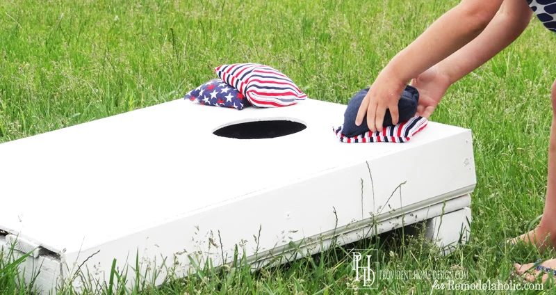 Make Kid-Sized Handmade Cornhole Boards from a Pallet